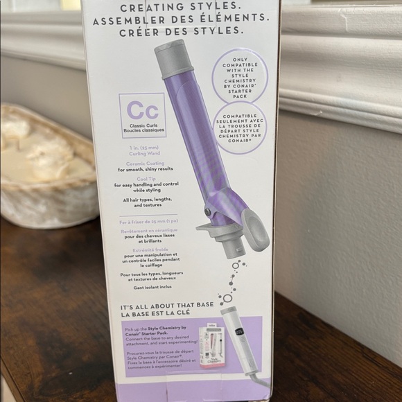 Conair Style Chemistry Lavender Curling Iron - Picture 5 of 5
